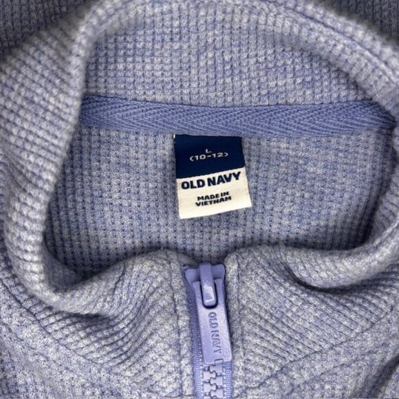 Bundle of Girl's Old Navy Quarter Zip Thermal Tops Size L (10-12) NWOT - Picture 4 of 6